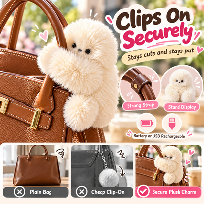 Interactive Bobblehead Owl Plush & Bag Charm 🦉✨