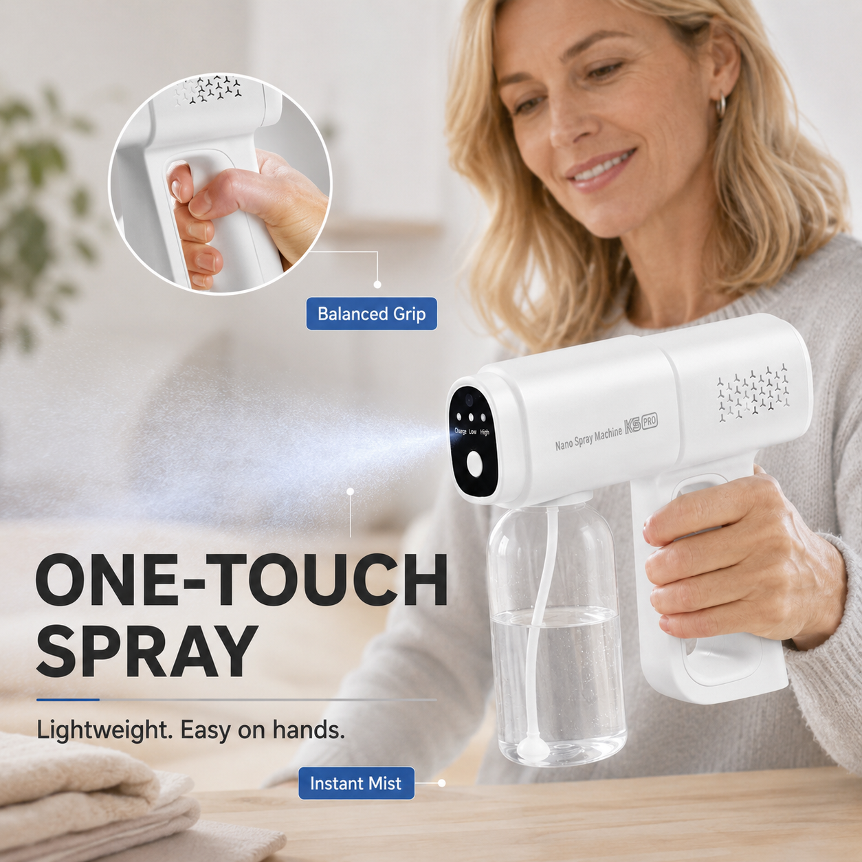 ⚡The Nano Mist Sprayer — Ultra-Fine Blue Light Mist Tool