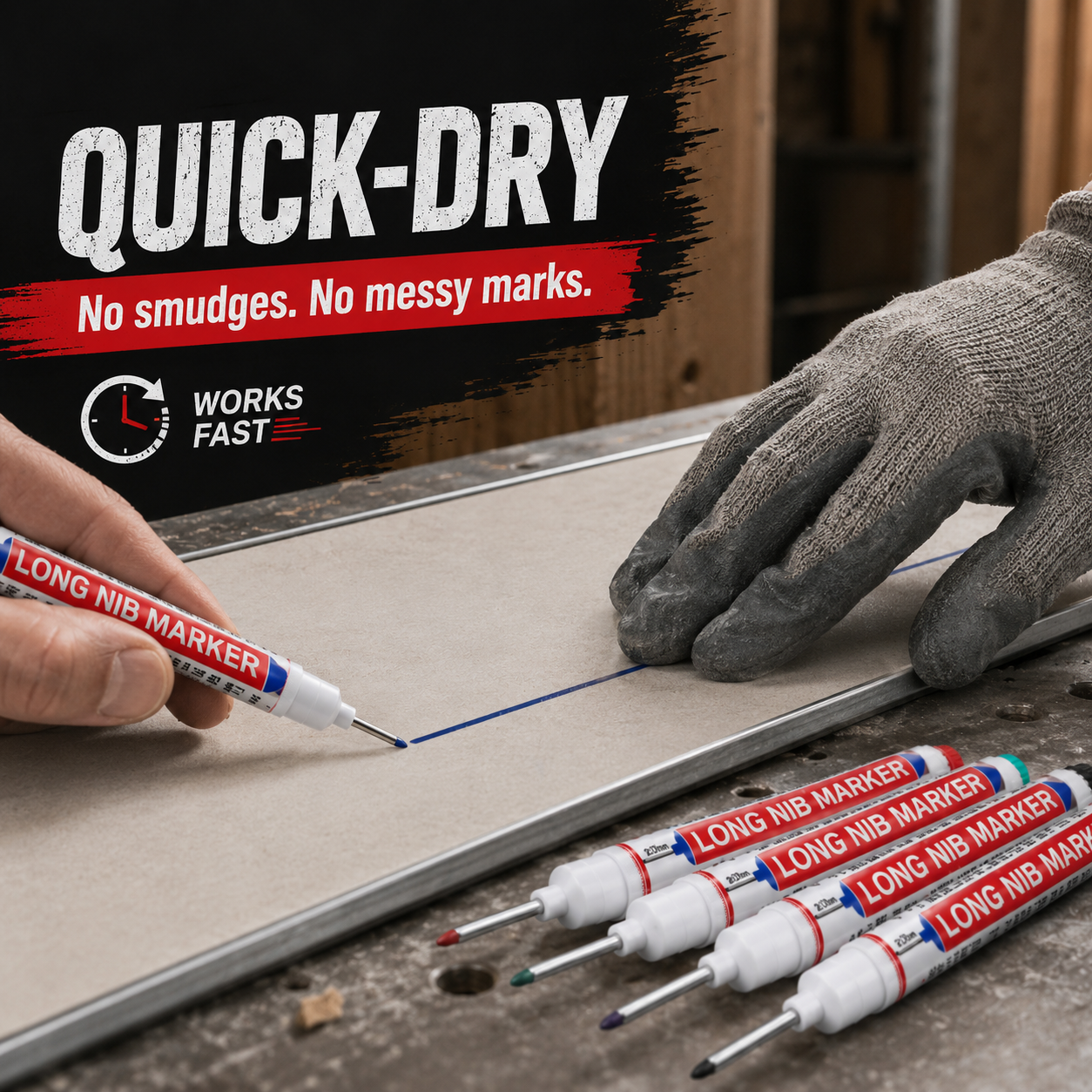 Precision Deep-Hole Marker Pen (20mm Long Nib) ✍️