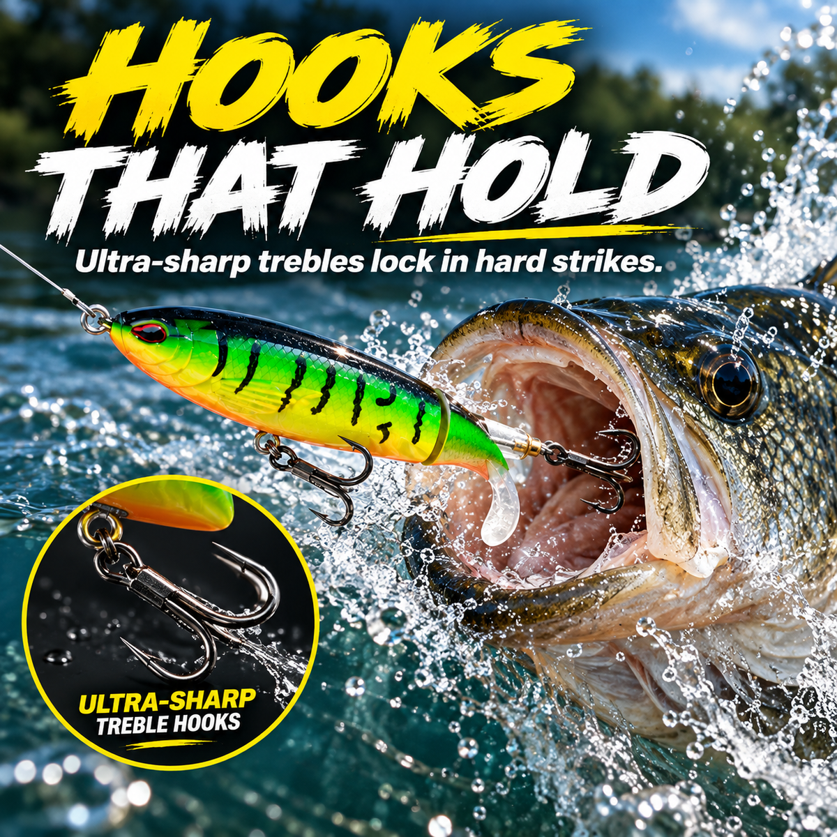 The 10-Piece Prop Bait Arsenal That Wakes Up Sluggish Fish🎣