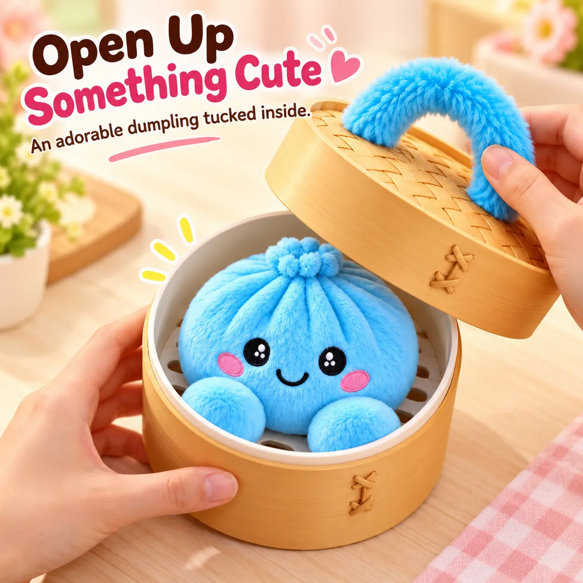 🥟 Rainbow Dumpling Plush Blind Box 🌈 – Cute Mystery Stuffed Toy