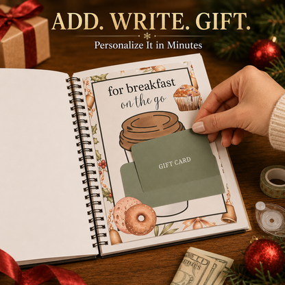 🎅 Personalized Christmas Cash Holder Book – Creative Holiday Scavenger Hunt Gift 🎄