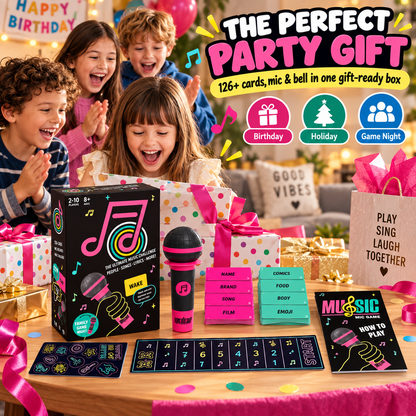 Ultimate Musical Party Game & Microphone Grab Set 🎤