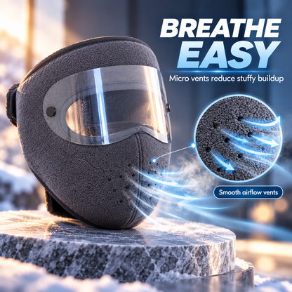 Windproof Fleece Full Face Shield & Anti-Fog Riding Mask