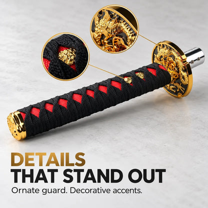 Katana-Style Shift Knob 🗡️ Cord-Wrapped Interior Upgrade