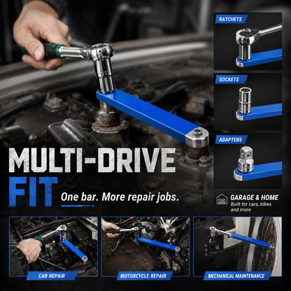 9.8"/15.3" High-Carbon Wrench Extender Bar 🔧