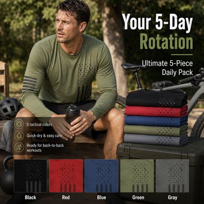 Men's Moisture-Wicking Athletic Training Shirts🏋️‍♂️