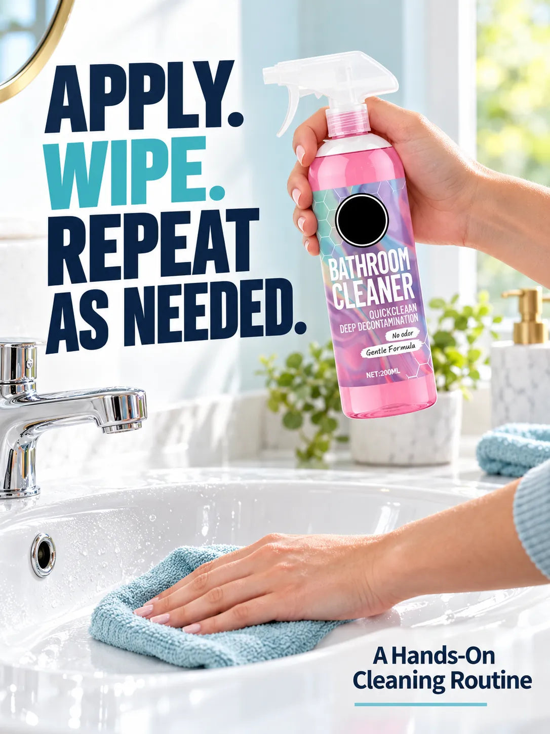 ✨ Fragrance-Free Bathroom Cleaner | Refresh Your Bathroom