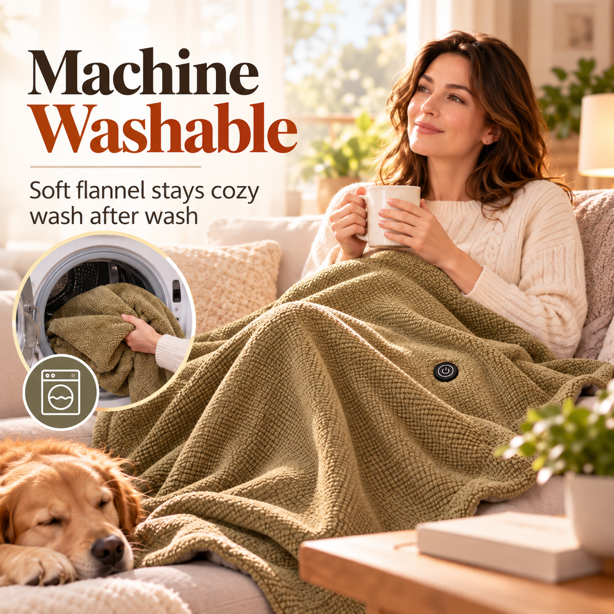🔥 All-Day Warmth: 3-Mode USB Powered Electric Heating Shawl
