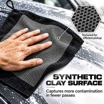 🚗 Synthetic Clay Towel – Deep Clean Car Paint & Remove Contaminants