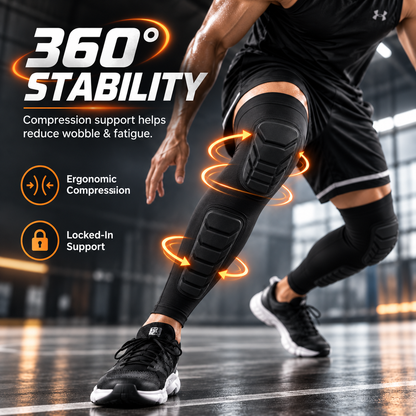 Pro Honeycomb Anti-Collision Full-Leg Compression Guard 🛡️