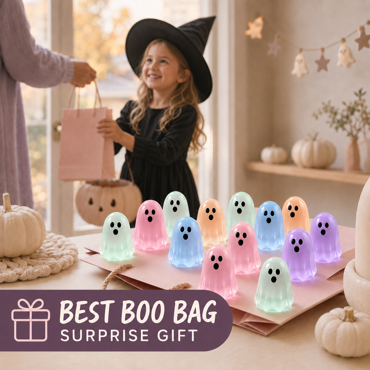 👻 Glow-in-the-Dark Mini Ghosts | Cute DIY Halloween Resin Figurines