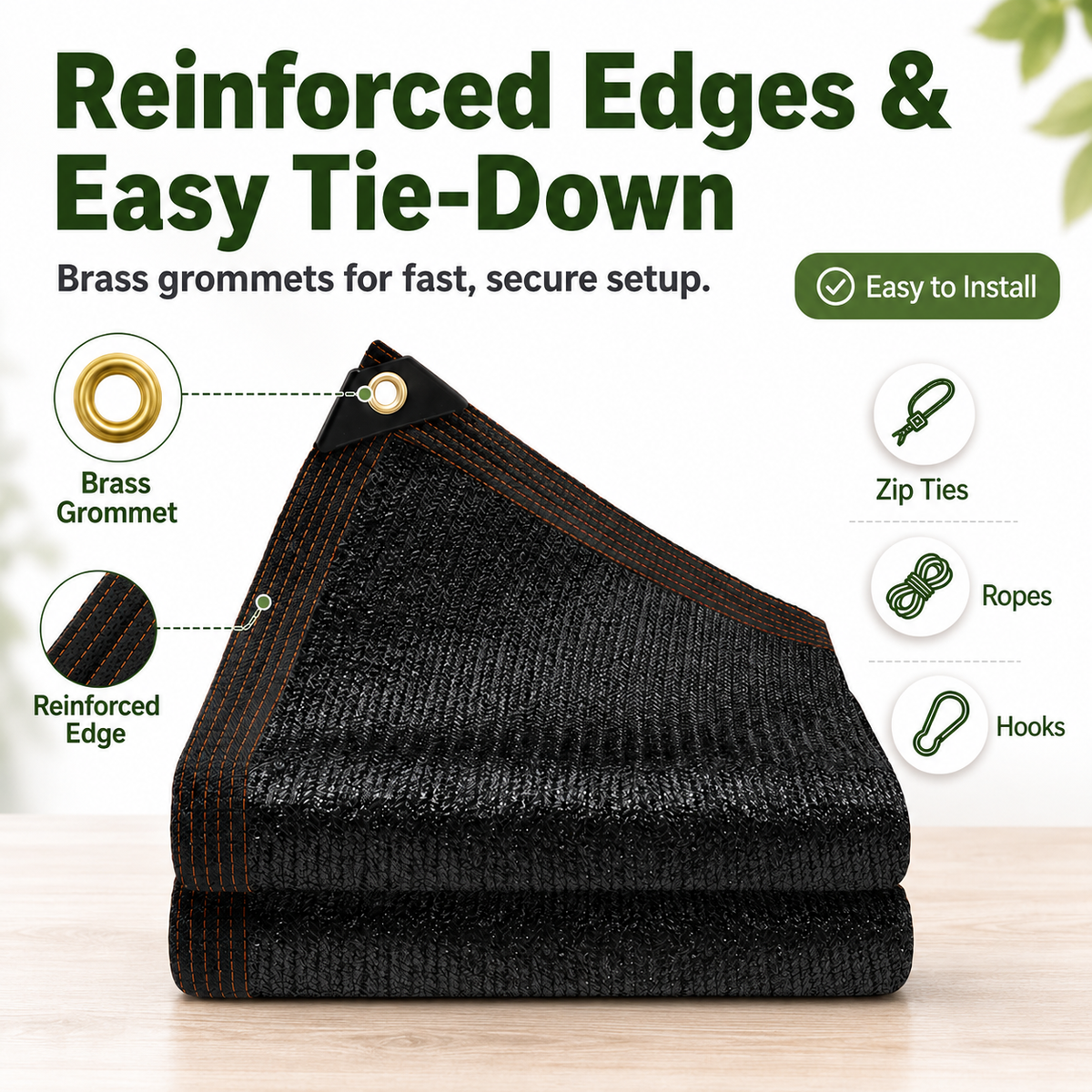 ☀️ 90% UV Block Heavy-Duty Sun Shade Net