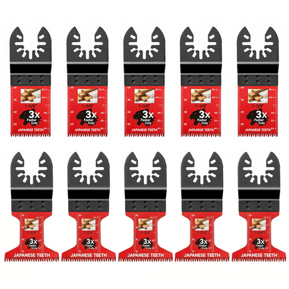Tooth Oscillating Saw Blades — Universal Fit, 10–50 Pcs