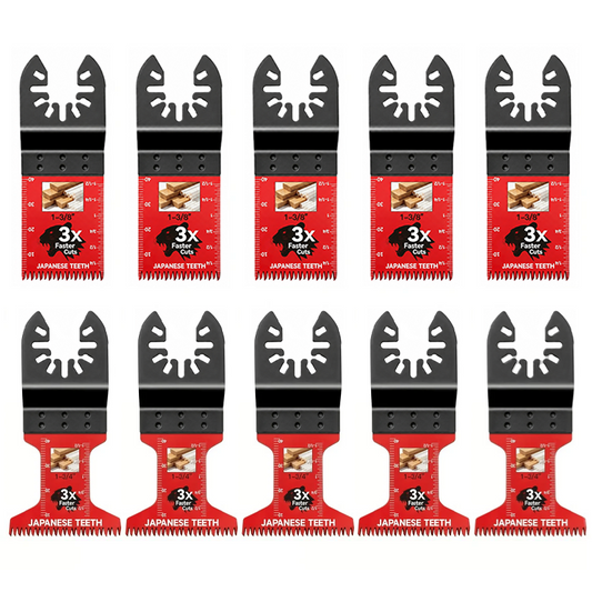 Tooth Oscillating Saw Blades — Universal Fit, 10–50 Pcs