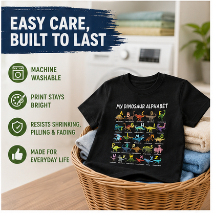 Kids Dinosaur Alphabet T-Shirt 🦖