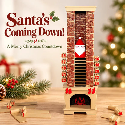 Santa Chimney Advent Calendar – 24-Day Christmas Countdown 🎄