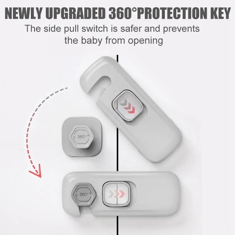 5-Pack Refrigerator Locks for Kids | Baby Safety