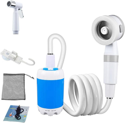 Rechargeable Portable Camping Shower Kit