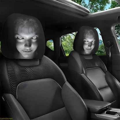 🔥LAST DAY 49% OFF-🤡 Creepy Funny "Uncanny" Car Headrest Covers