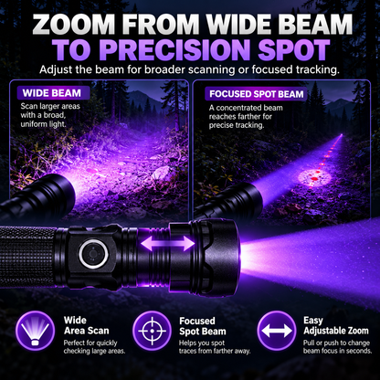 🔦 Blood Tracking Flashlight – Rechargeable Hunting Light For Outdoor Tracking