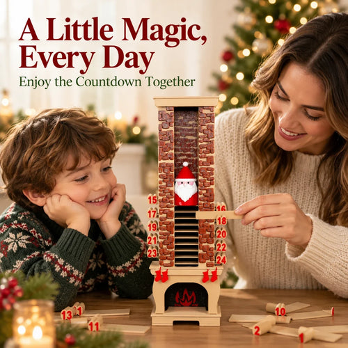 Santa Chimney Advent Calendar – 24-Day Christmas Countdown 🎄