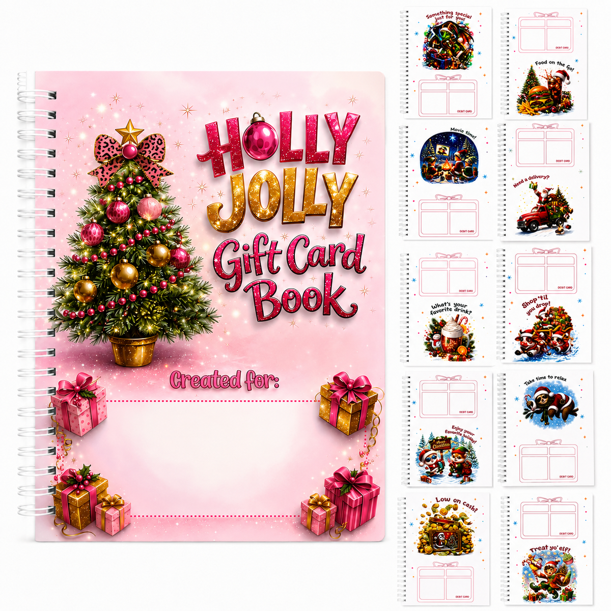🎅 Personalized Christmas Cash Holder Book – Creative Holiday Scavenger Hunt Gift 🎄
