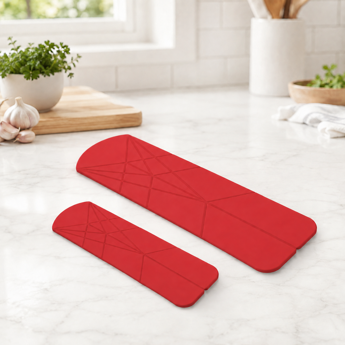 🥄 3-in-1 Foldable Silicone Measuring Spoons & Spatula Set (2-Piece Kit)