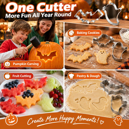 Halloween Pumpkin Carving Hammer & Cutter Kit (2-Pack) 🎃⚡