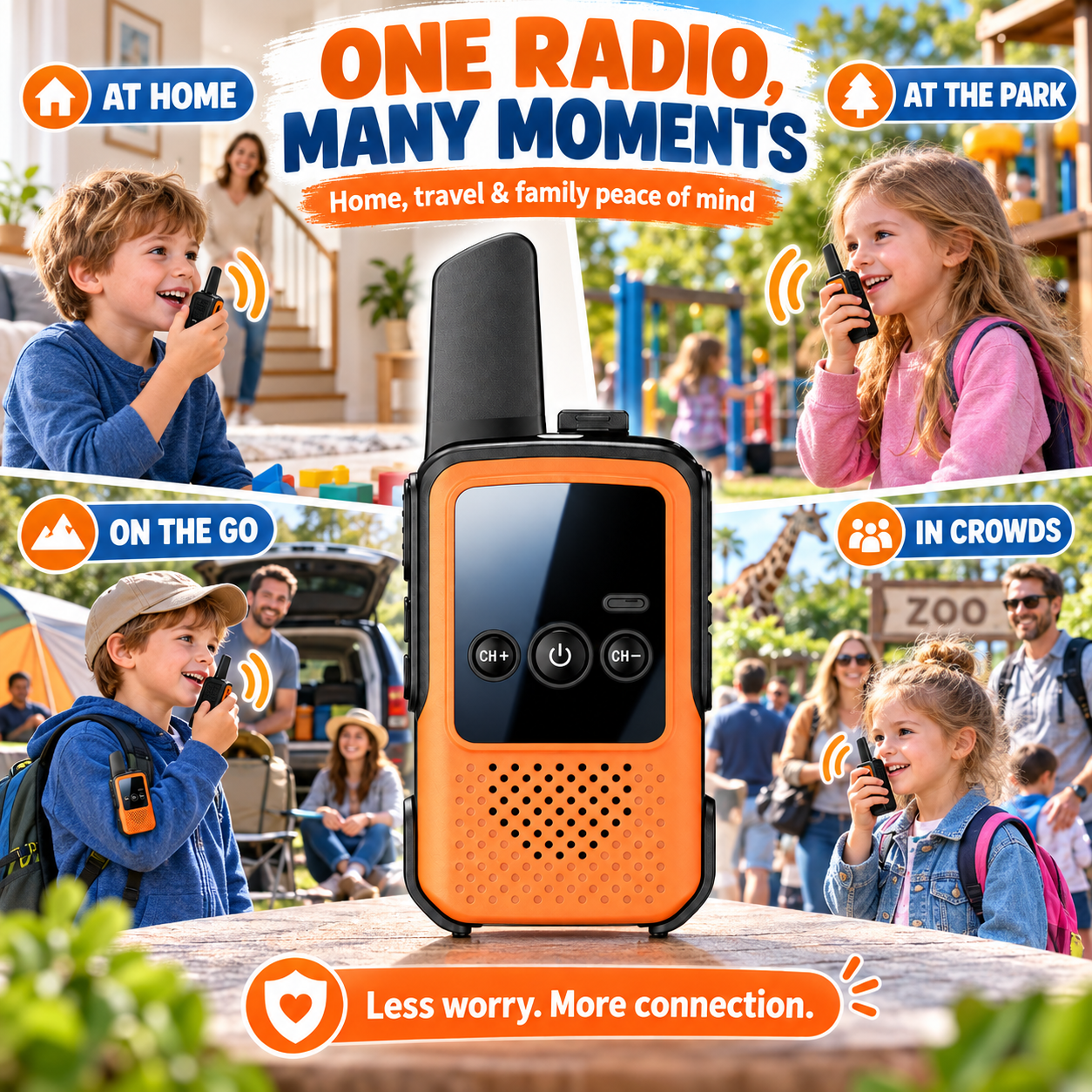 Mini Kids Walkie Talkies for Family Adventures & Outdoor Fun 📻
