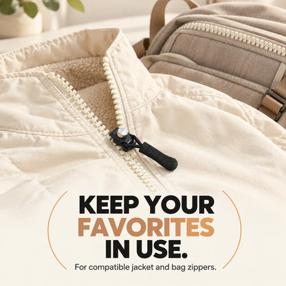 Zipper Repair Slider – No-Sew Screw-On for #3 & #5 Zippers 🧵