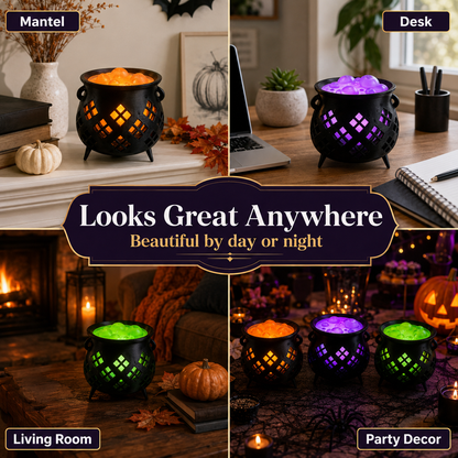 🎃 3D Printed Glowing Witch’s Cauldron Light
