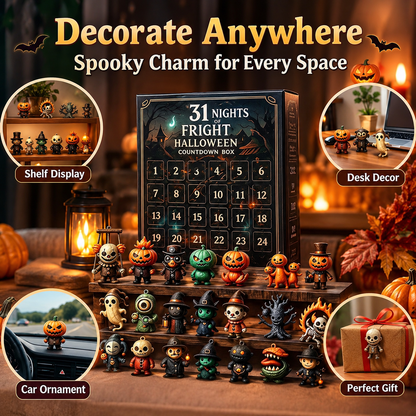 31 Nights of Fright Halloween Countdown Advent Calendar Box 🕷️✨