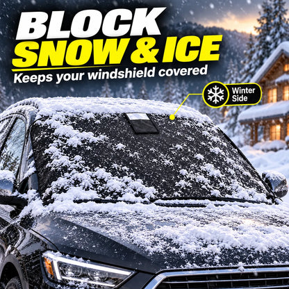 Reversible All-Weather Windshield Cover – Snow, Ice & Sun Protection