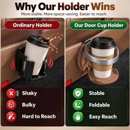 Multi-Functional Foldable Car Cup & Drink Holder 🚗☕
