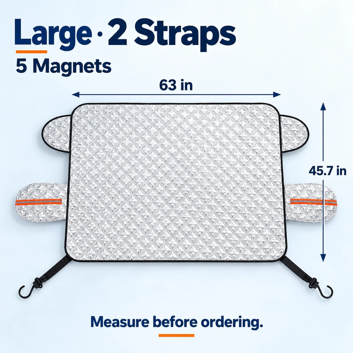 ❄️ Windshield Snow Cover + 2 Mirror Covers | Winter Ready
