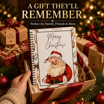 🎅 Personalized Christmas Cash Holder Book – Creative Holiday Scavenger Hunt Gift 🎄