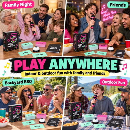Ultimate Musical Party Game & Microphone Grab Set 🎤