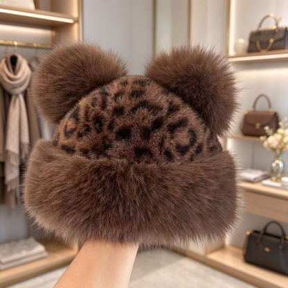 🧸 Retro Plush Winter Hat – Cozy Cold-Weather Style with Vintage Charm ❄️