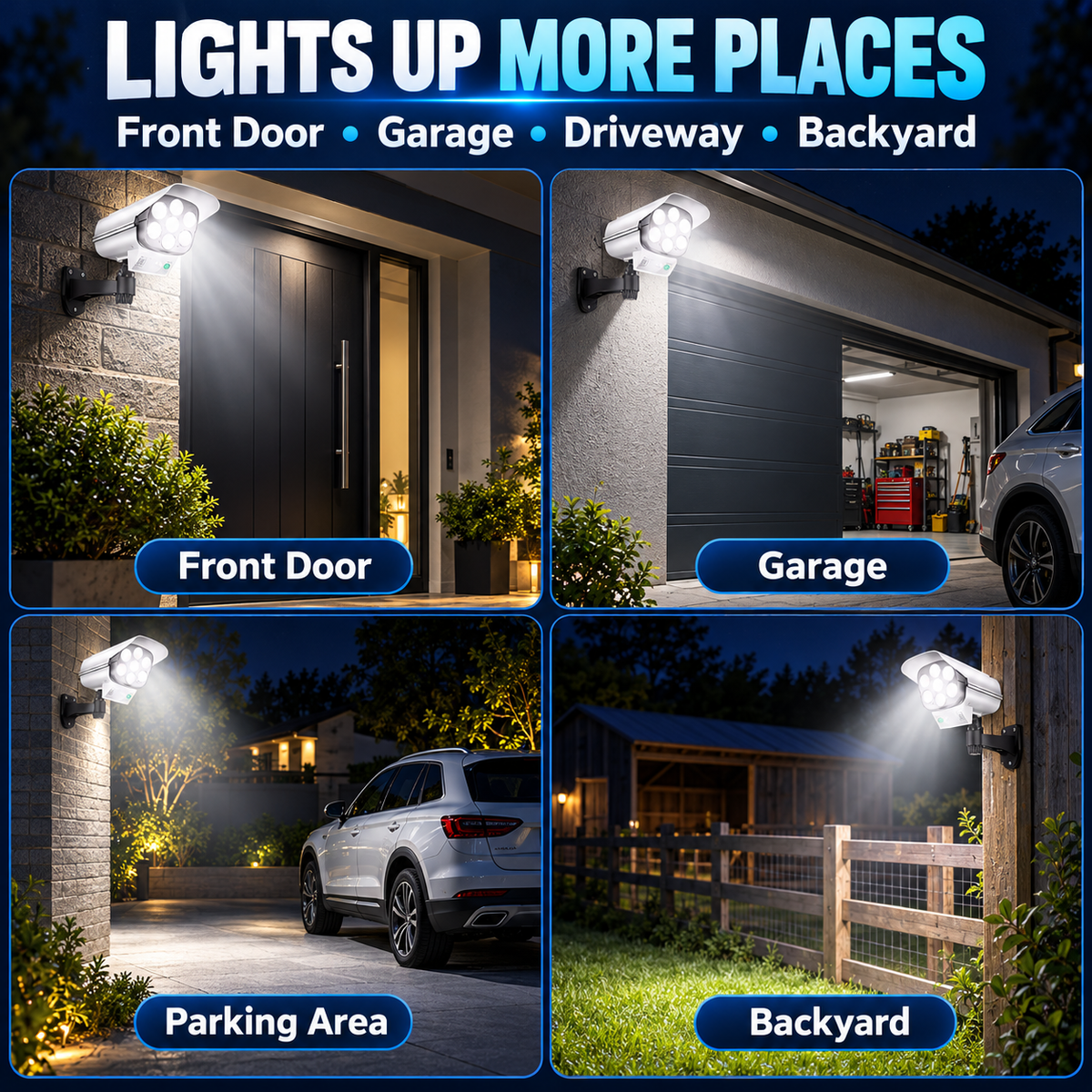 Wireless Solar Simulated Camera Security Light 📹