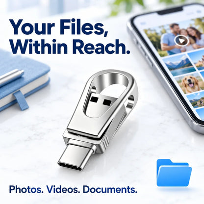 USB Flash Drive for Photos & Files | Less Clutter 📱