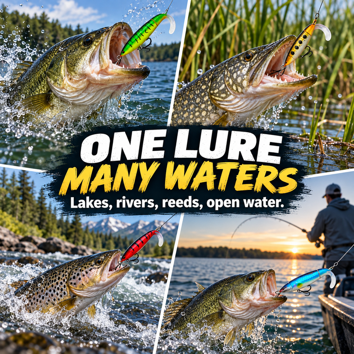 The 10-Piece Prop Bait Arsenal That Wakes Up Sluggish Fish🎣