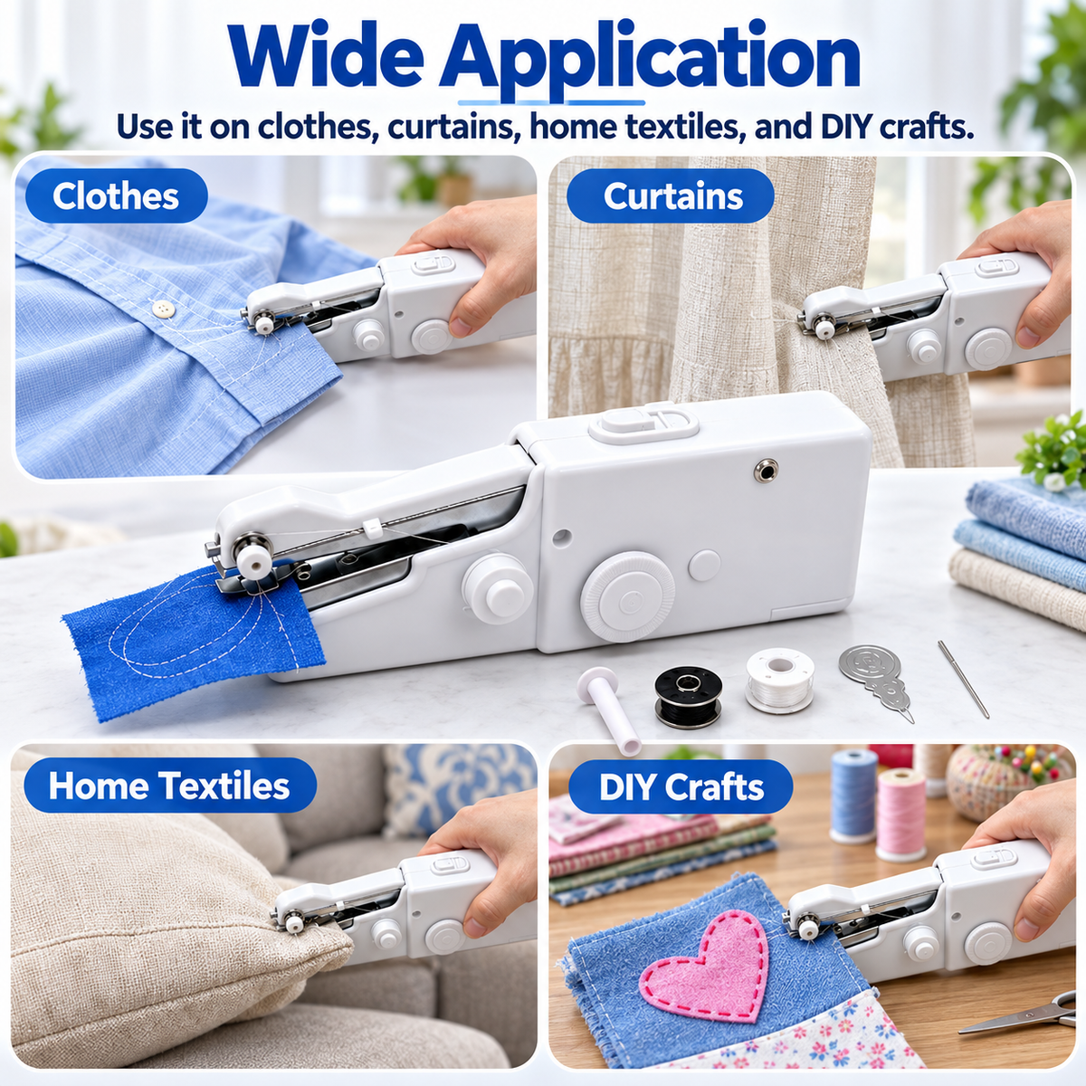 Handheld Portable & Cordless Electric Sewing Machine 🪡🧵