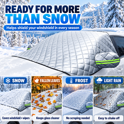 ❄️ All-Weather Half Car Cover & Frost Protector