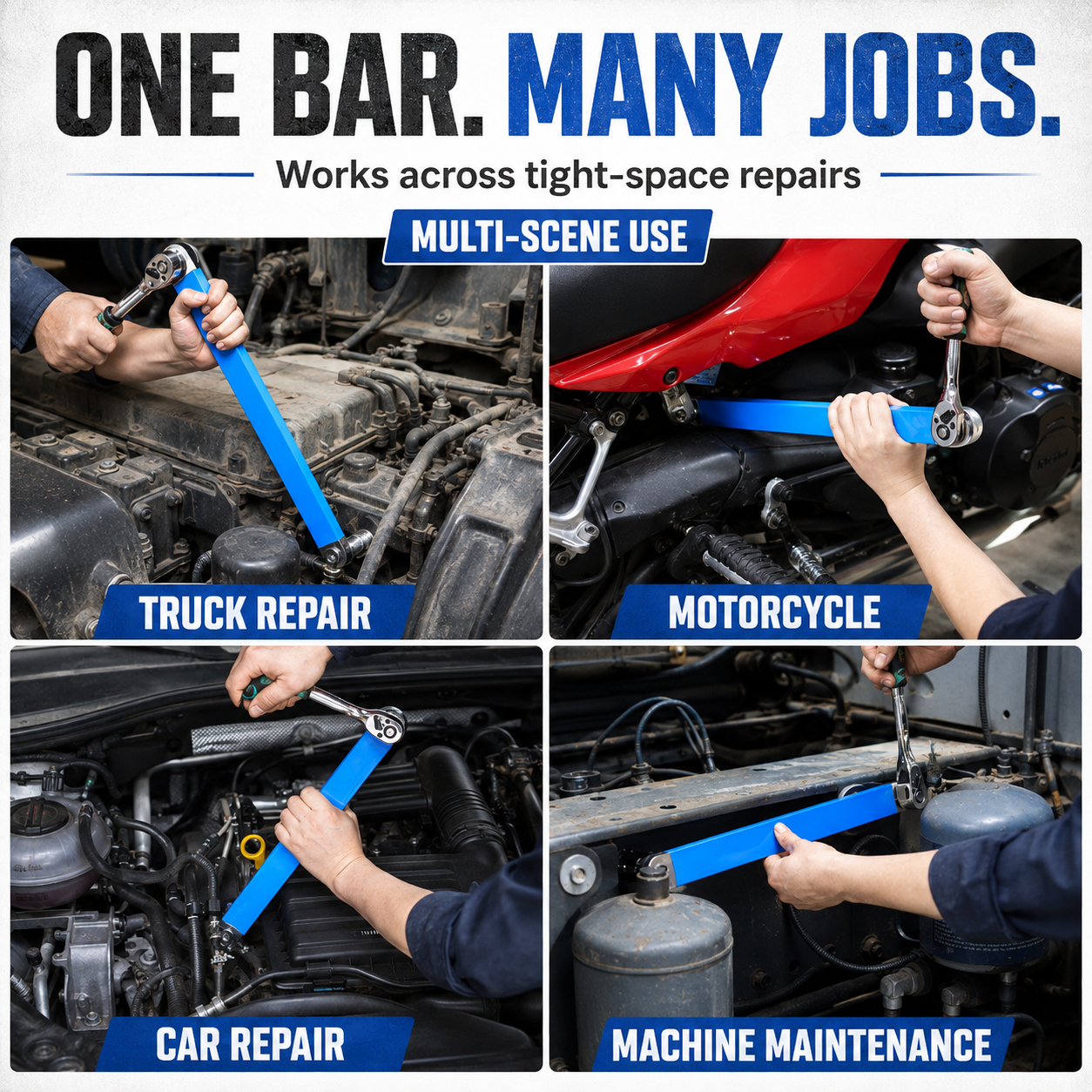 9.8"/15.3" High-Carbon Wrench Extender Bar 🔧