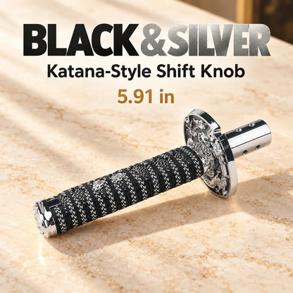 Katana-Style Shift Knob 🗡️ Cord-Wrapped Interior Upgrade