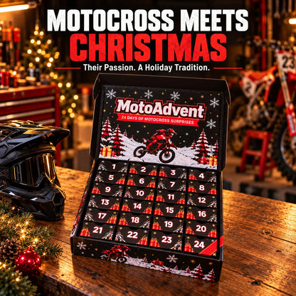 🏍️ MotoAdvent Motocross Advent Calendar — 24 Days of Christmas Surprises 🎄🎁