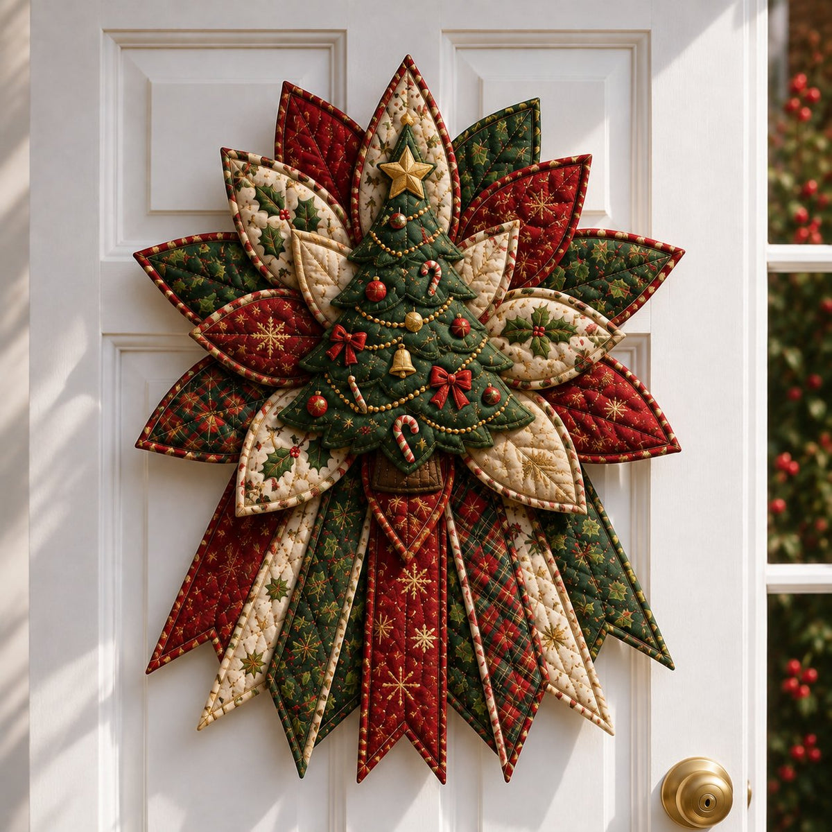 ✂️ Beginner Friendly Christmas Door Hanging Quilt Kit | Easy Holiday DIY Sewing Craft 🌟