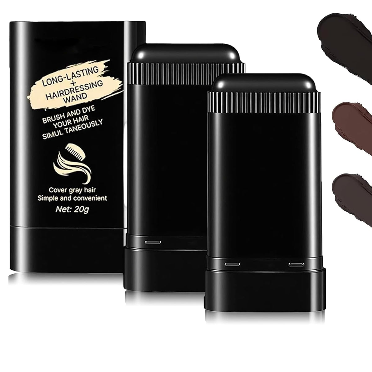 Instant Gray Hair Cover-Up Stick & Dye Comb