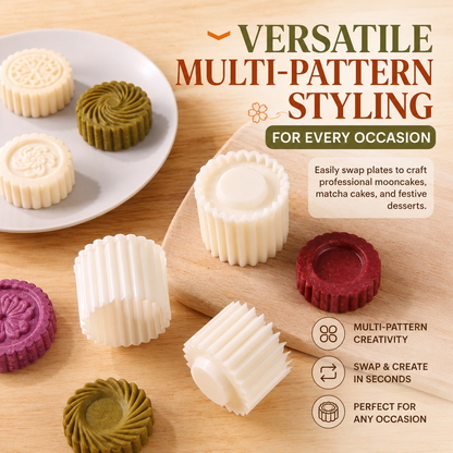 Pro Detachable Hand-Press Mooncake & Pastry Mold Set 🥮✨